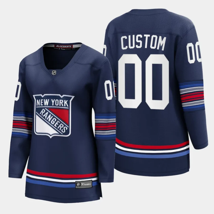 women rangers custom navy 2023 24 alternate premier breakaway jersey