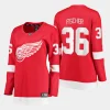 women red wings christian fischer red home breakaway player jersey