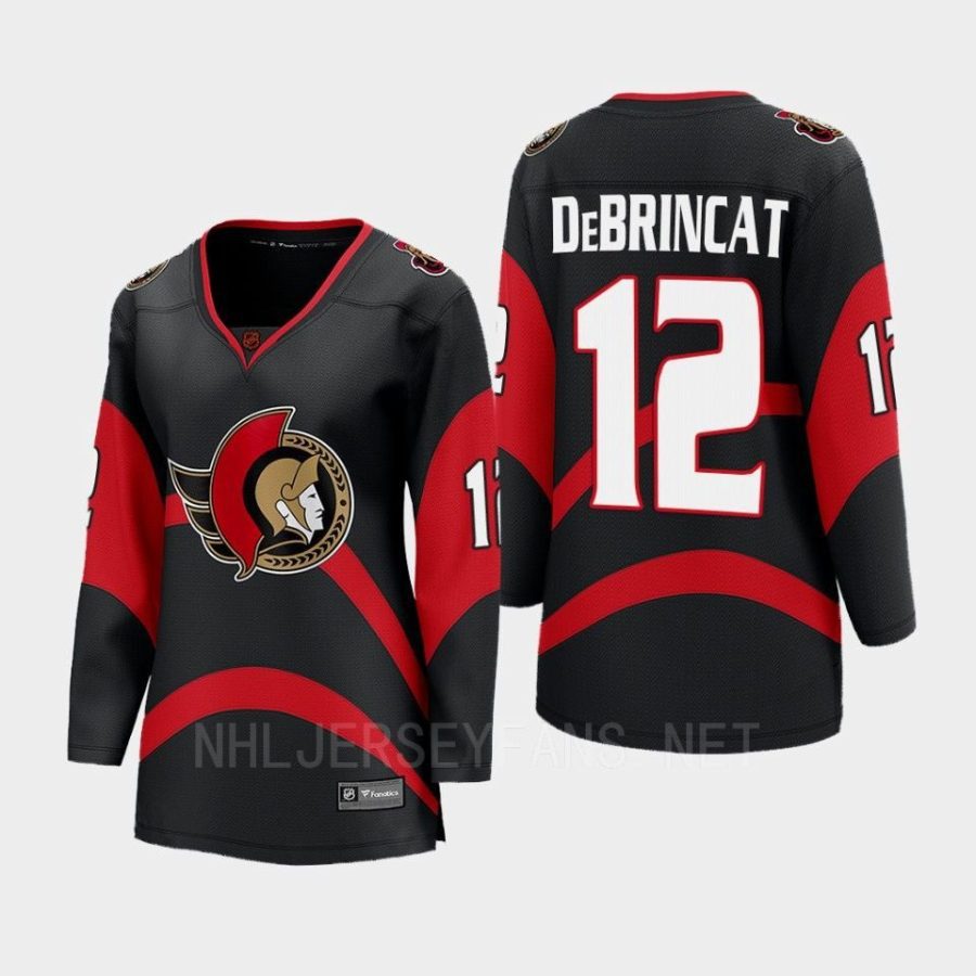 women senators alex debrincat black 2022 special edition 2.0 breakaway retro jersey