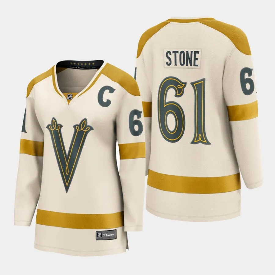 women vgk mark stone cream 2024 nhl winter classic breakaway player jersey