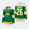 women wild connor dewar green 2023 24 alternate premier breakaway player jersey