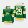 women wild marc andre fleury green 2023 24 alternate premier breakaway player jersey