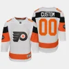 youth flyers custom white 2024 nhl stadium series premier player jersey