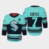 youth kraken jordan eberle ice blue 2022 special edition 2.0 replica retro jersey