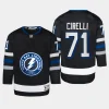 youth lightning anthony cirelli black 2023 24 alternate premier player jersey