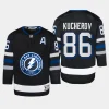 youth lightning nikita kucherov black 2023 24 alternate premier player jersey