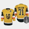 youth vgk william karlsson gold 2023 stanley cup final home premier jersey